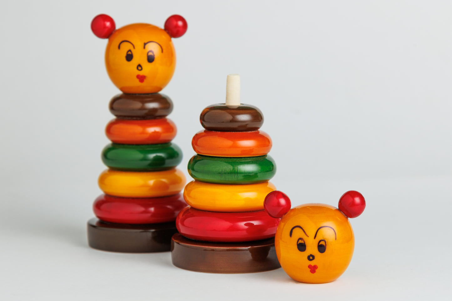 Montessori Wooden Stacking Rings Toy