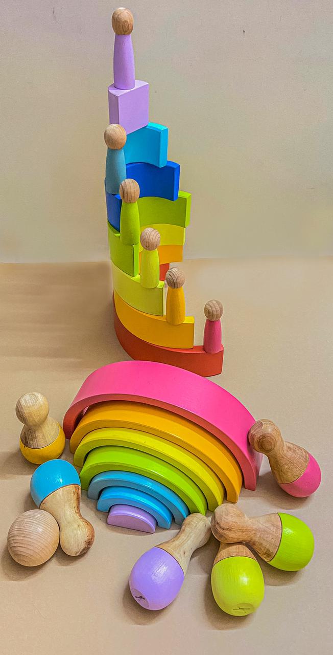 Rainbow Small World Play Set