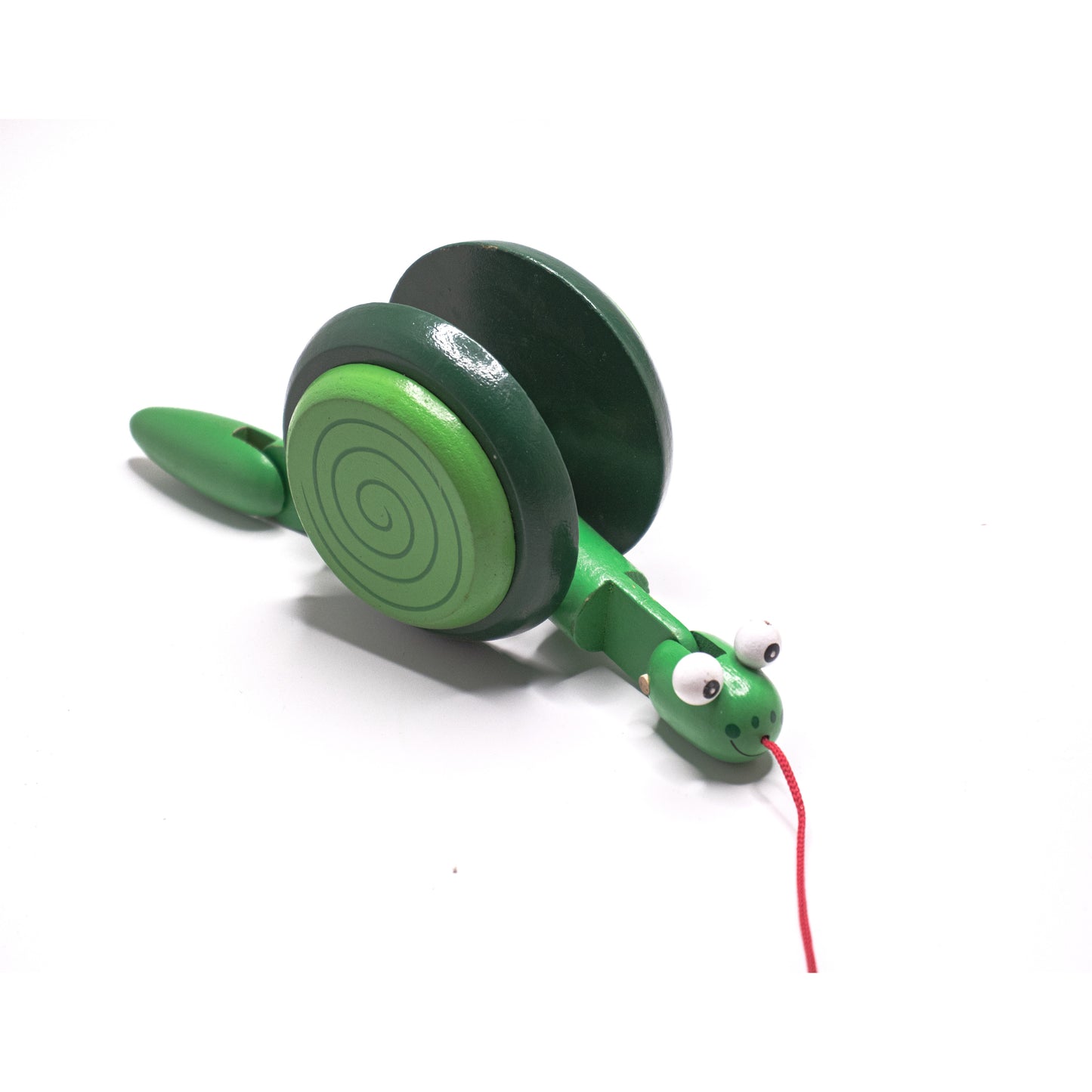Handmade Wooden PULL ALONG SNAIL Toy - Fun for kids