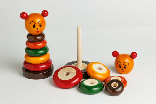 Montessori Wooden Stacking Rings Toy
