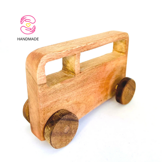 My First Car - Wooden Bus Toy