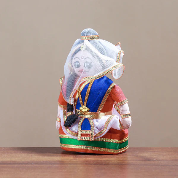 Traditional Manipuri Costume - Handmade Cloth Doll