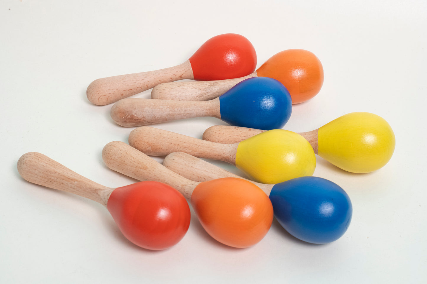 Wooden Maracas (2pcs) for Toddlers - Natural & Musical Toy