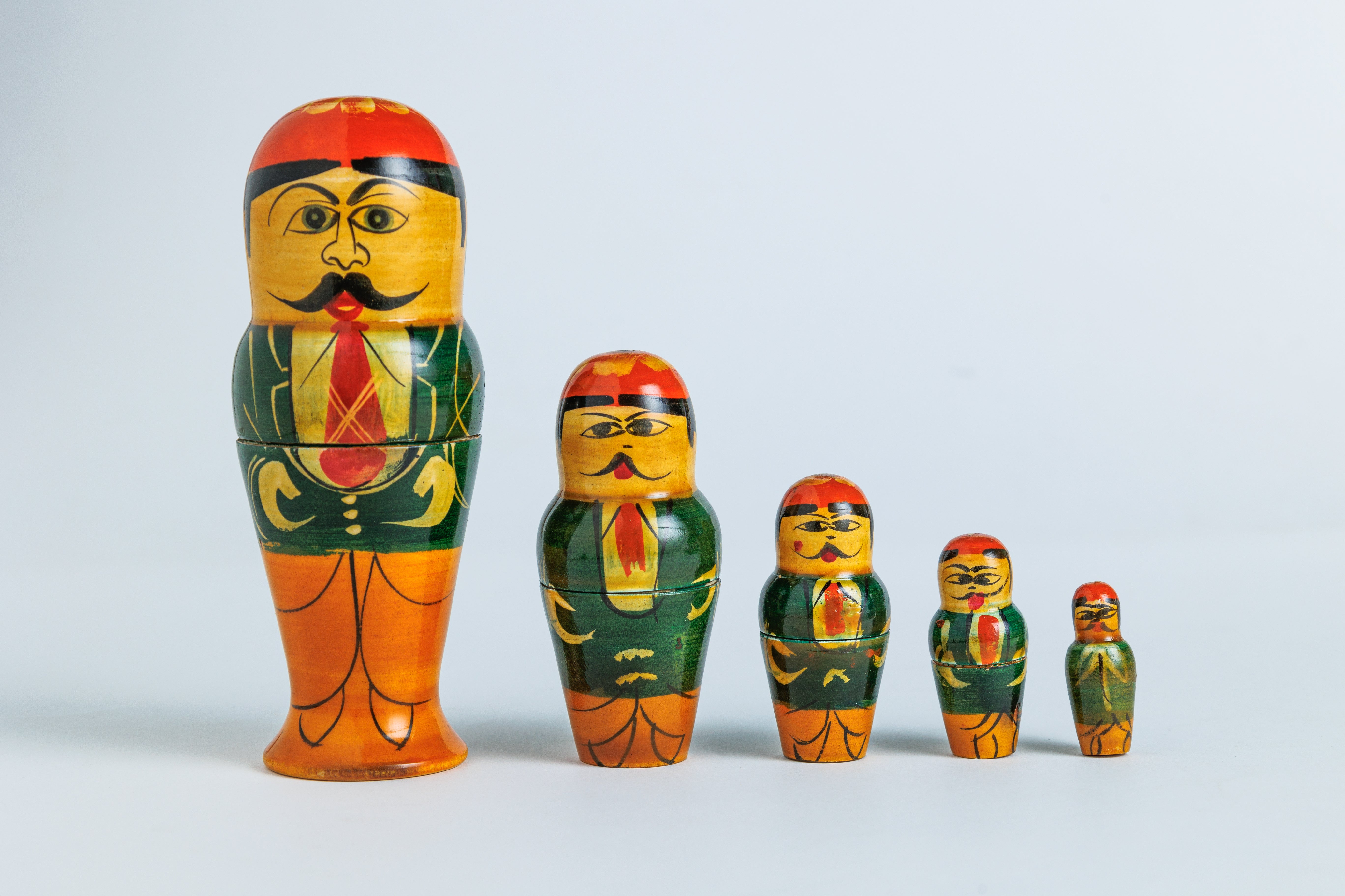 Male nesting dolls on sale