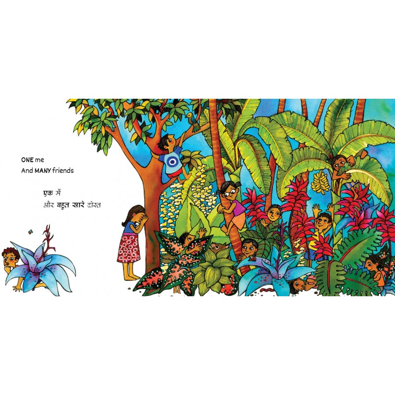 One And Many/Bilingual Picture Book (English-Hindi)
