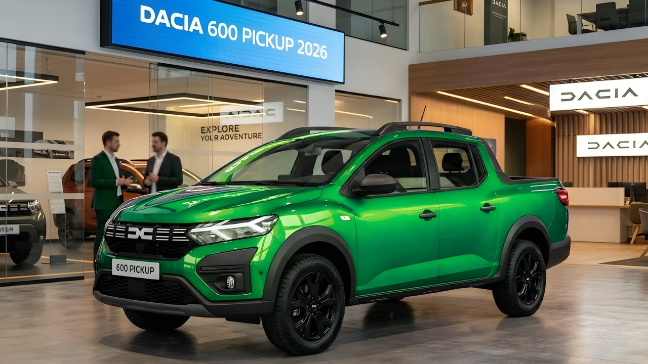 Dacia 600 Pickup 2026: El interior inteligente y funcional que redefine el trabajo duro